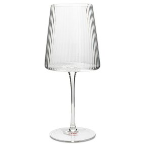 KARE Riffle Bordázott Kristály Borospohár 760 ml