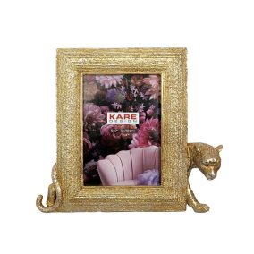 KARE Design Leopard Gyanta Képkeret Arany-Ezüst 13x18 cm