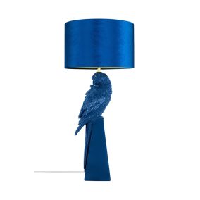   KARE Design Parrot Asztali Lámpa 84 cm Kék Papagáj Dekoratív