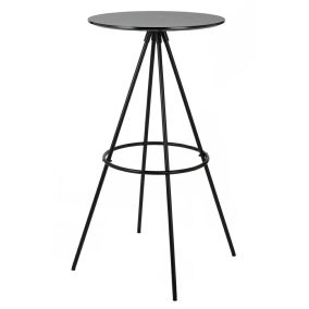 KING HOME LANZA 60 Bárasztal MDF Fekete Modern