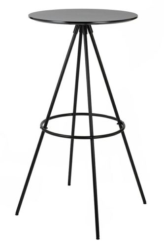 KING HOME LANZA 60 Bárasztal MDF Fekete Modern