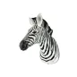 KARE Design Zebra Műgyanta Fali Dekoráció Fekete-Fehér