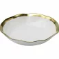 KARE Bell Porcelán Mélytányér Fehér-Arany 20 cm