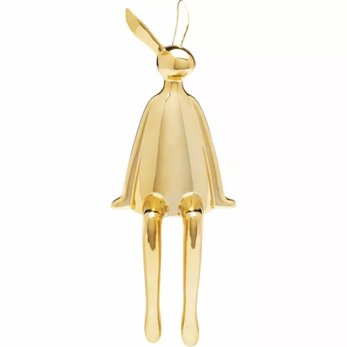 KARE Design Sitting Rabbit Arany Kerámia Dekorációs Figura 35 cm
