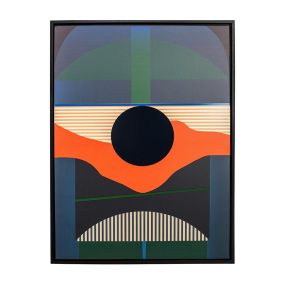   KARE Design Sunset Modern Művészeti Vászonkép Fekete Kerettel