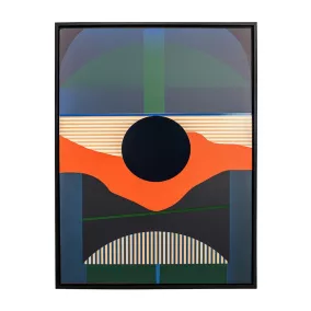   KARE Design Sunset Modern Művészeti Vászonkép Fekete Kerettel