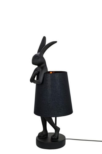 KARE asztali lámpa RABBIT 50 cm fekete / fekete