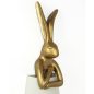 KARE Rabbit Állólámpa Polyresin Arany Nyúl 150 cm