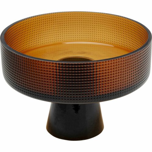 KARE Design ENIGMA Dekoratív Üvegtál Bronz 17 cm