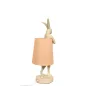 KARE Rabbit Asztali Lámpa Gyanta Barackszínű 50cm