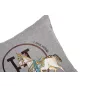 King Home Paris Home Lovas Díszpárna Chenille Szürke
