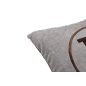 King Home Paris Home Lovas Díszpárna Chenille Szürke