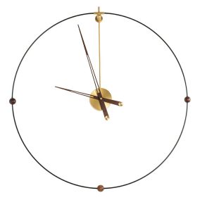 King Home Modern Ring 83 Art Deco Fali Óra Fekete-Arany