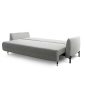 King Home Aurora Kinyitható Kanapé Szövet Szürke