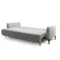 King Home Aurora Kinyitható Kanapé Szövet Szürke