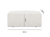 King Home PILLOW Kord Lábtartó Puff Zöld