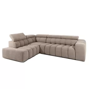 King Home Marino Moduláris Sarokkanapé Bézs Elektromos