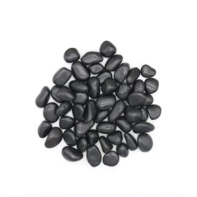 King Home dekoratív kavics 2-3 cm természetes kő fekete