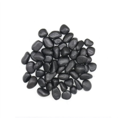 King Home dekoratív kavics 2-3 cm természetes kő fekete