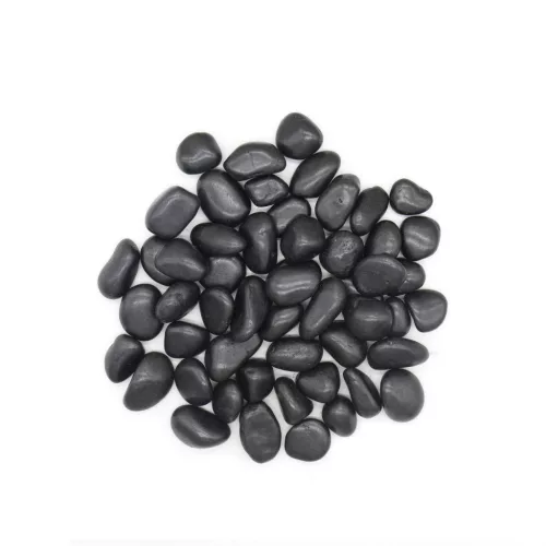 King Home dekoratív kavics 2-3 cm természetes kő fekete