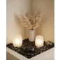   King Home dekoratív kavics 5-8 cm természetes kő fekete polírozott