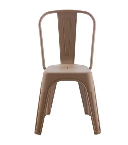 King Home Tower Paris PP szék barna rakásolható