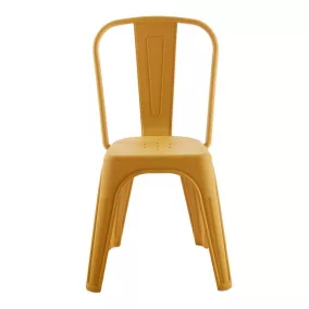 King Home Tower Paris PP Szék Műanyag Sárga Sztapelható