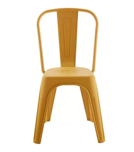 King Home Tower Paris PP Szék Műanyag Sárga Sztapelható