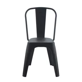 King Home Tower Paris PP szék fekete műanyag