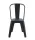King Home Tower Paris PP szék fekete műanyag