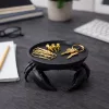 King Home SHP CRAB dekoratív tálca fekete rák alakú 3D nyomtatott