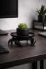 King Home SHP CRAB dekoratív tálca fekete rák alakú 3D nyomtatott