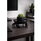   King Home SHP CRAB dekoratív tálca fekete rák alakú 3D nyomtatott