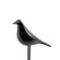   King Home Shp Birdy Dekoráció Szett Műanyag Fém Fekete Madár Figura