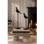   King Home Shp Birdy Dekoráció Szett Műanyag Fém Fekete Madár Figura