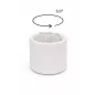   King Home SHP LULLABY Ecsettartó Organizer Műanyag Fehér 360° Forgatható