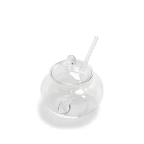   King Home SHP JAR mini cukiernica kancsóval átlátszó üveg
