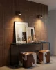 King Home SHP PICKET fali lámpa acél barna LED