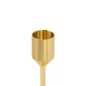   King Home SHP SPLEND gyertyatartó szett fém arany 3 darabos