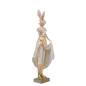   King Home SHP RABBIT Dekoratív Nyúl Figura Gyanta Bézs Arany