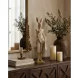   King Home SHP RABBIT Dekoratív Nyúl Figura Gyanta Bézs Arany