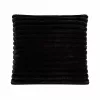 King Home SHP LINE dekorációs párna poliészter fekete bordázott