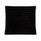   King Home SHP LINE dekorációs párna poliészter fekete bordázott
