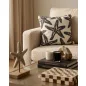   King Home SHP Starfish Díszpárna Tuftolt Bézs Szürke Tengeri Csillag Mintával