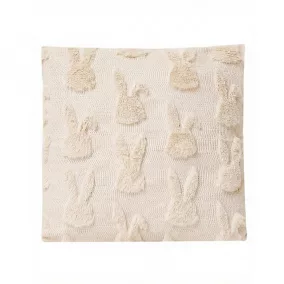 King Home SHP BUNNIES Díszpárna Bézs Nyuszimintás