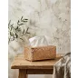   King Home SHP MAISON Papírzsebkendő Tartó Fém Arany Ažúr Mintázat
