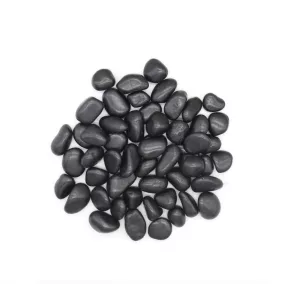 King Home Otoczak 2-3 cm dekorációs kő polerozott fekete