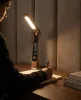 SHP Crane LED Asztali Lámpa Fa Mintás Beépített Óra és Naptár