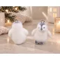   SHP Penguin Pingvin Függő Dísz Plüss Fekete-Fehér 10 darabos Készlet
