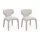 King Home Apulia Szék Szett Poliszter Bézs Szoborszerű Design
